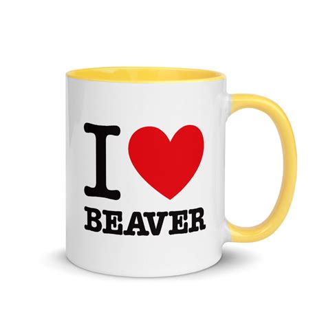 I Heart Beaver Coffee Mug