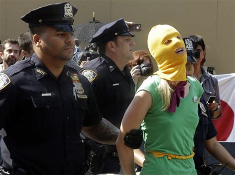 nudity masks and color protests for pussy riot