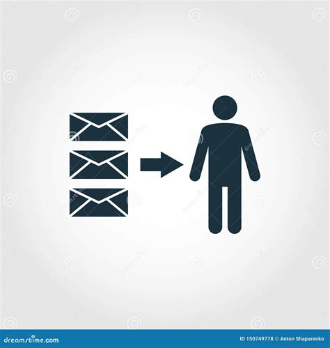 Direct Message Vector Icon Symbol Creative Sign From Advertising Icons