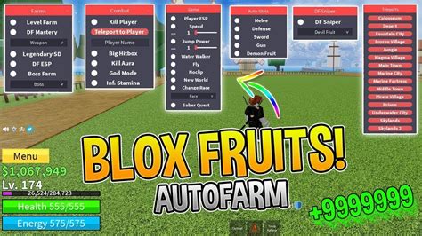 Blox Fruits Script Hack Auto Farm Auto Quest Devil Fruits And More 2022