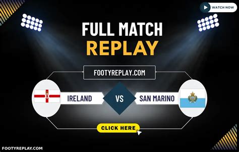 Northern Ireland Vs San Marino SC Full Match Replay Euro