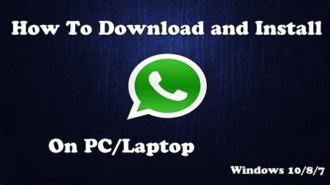 Free Download Whatsapp Latest Version For Pc