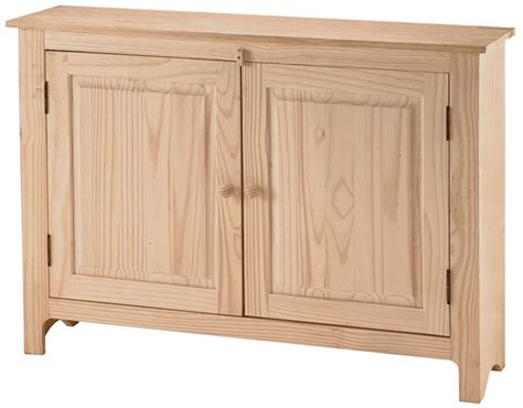 Parawood Hall Cupboard Bare Woods Furniture Real Wood Furniture
