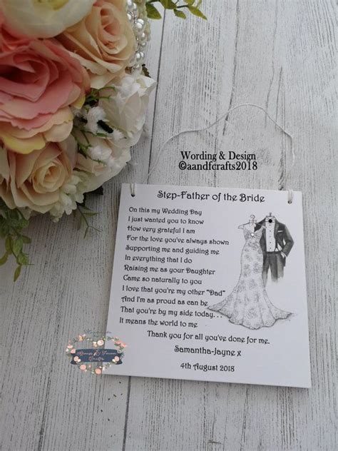 Use them in commercial designs under lifetime, perpetual & worldwide rights. Wedding Step-Father of the Bride gift, Gift from Bride, Step Dad of the Bride thank you, Wedding ...