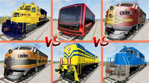 Train Crashes Test Who Is The Best Beamng Drive Youtube
