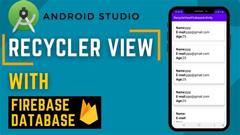 Recycler View In Android Studio Populate Recycler View With Firebase