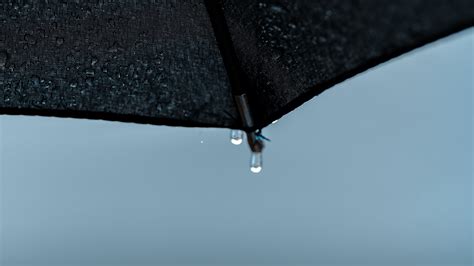 4k Umbrella Drops Wet Wallpaper 3840x2160