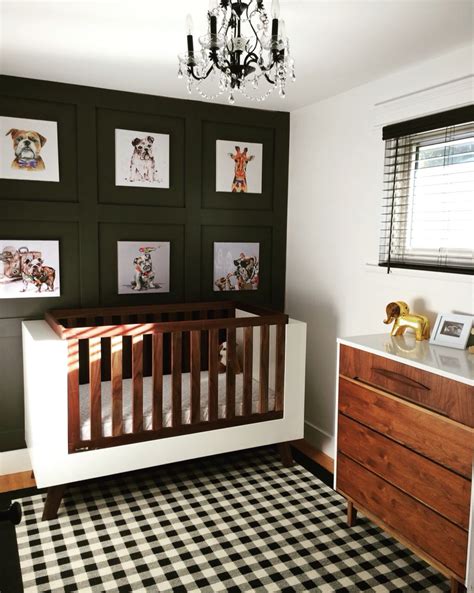 The big things were to make sure that the space between the slats is no more than 2 3/8″, that there's no gap between the mattress and the sides, and that the railing height is at. Mid Century Modern Nursery w/ Bulldogs crib by Fleetham ...