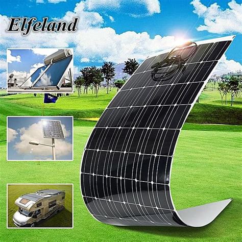 Is flexible solar really worth the extra money? Generic Elfeland 200W 18V A-Class Semi Flexible Solar ...