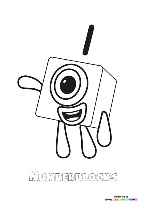 Numberblocks Coloring Pages For Kids 100 Free Print Or Download