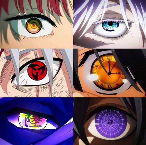 Jujutsu Kaisen On Twitter Which Anime Character Has The Best Eyes