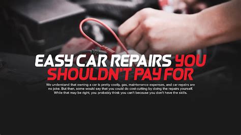 The Cars Blog Easy Car Repairs You Shouldnt Pay For
