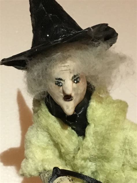 Wicked Old Witch OOAK Halloween Figurine Spooky Decor | Etsy