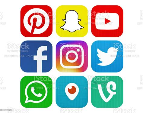 Popular Social Media Icons Stock Photo Download Image Now Istock