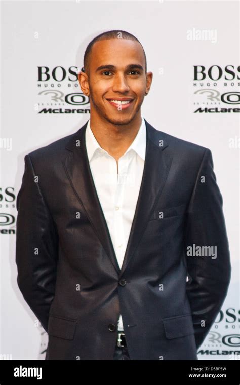 Lewis Hamilton At The Celebration Of 30 Years Cooperation Between