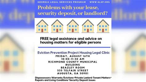 Eviction Prevention Program Offers Legal Representation To Tenants Wfxg