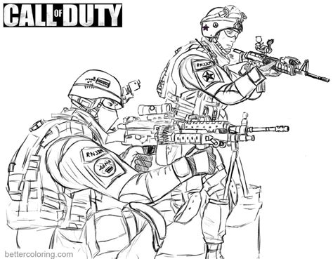 Call Of Duty Black Ops Pages To Print Coloring Pages