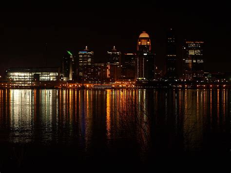 Louisville Night Skyline Photograph By Mike Stanfield