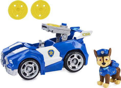 Paw Patrol Chases Deluxe Movie Transforming Toy Car With Collectible