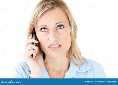 Frustrated Businesswoman Stock Image 44152381