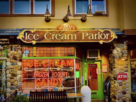 village ice cream parlor photograph by william alexy