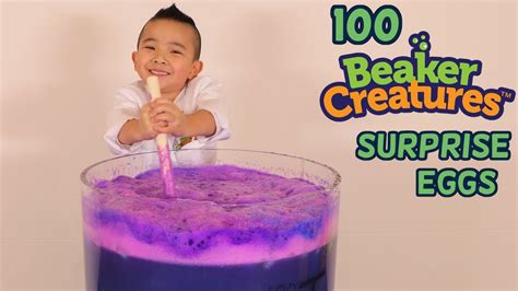 Crazy Surprise Beaker Creatures Kids Experiment Fun With Ckn Youtube