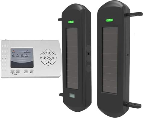 Htzsafe Solar Wireless Driveway Alarm System 12 Mile Long Transmission