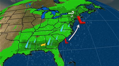 Northeast Coastal Storm To Bring Heavy Rain Strong Winds From The Mid