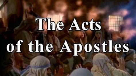 Acts Of The Apostles Bible Study