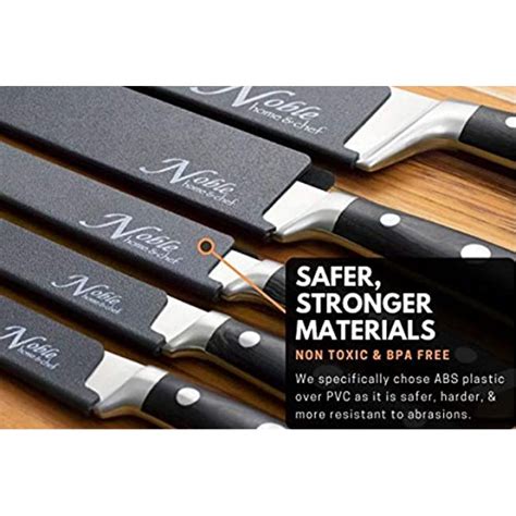 5 Piece Universal Knife Edge Guards Are More Durable No Bpa Gentle On Your Blades And Long