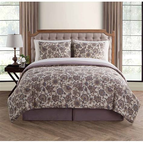 Vcny Home Avon Paisley Floral Bed In A Bag Comforter Set Queen Multi