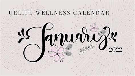 Urlife Wellness Calendar 2022