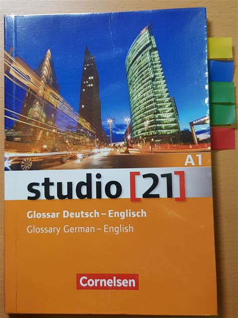 Studio 21 A1 German Textbook And Vocabulary Book Hobbies And Toys