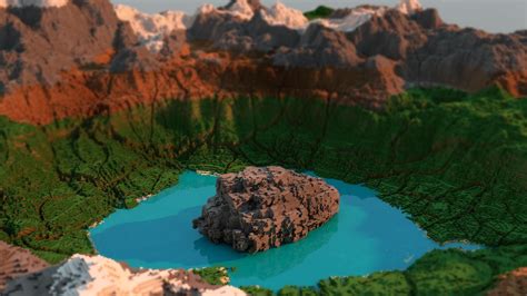 Minecraft Landscape Wallpapers Wallpaper Cave