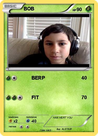 Pokémon Bob 4089 4089 Berp My Pokemon Card