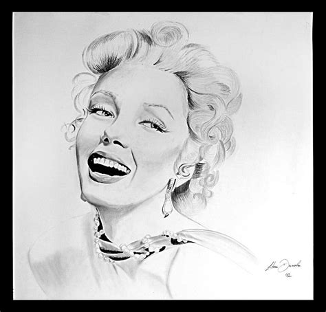 Marilyn Monroe Pencil On Paper