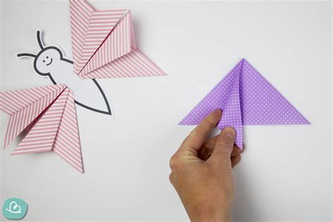 Origami Schmetterling Falten Anleitung Für Kinder Wunderbuntde