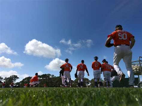 Coach Don Werner 90 Watches Baltimore Orioles Catchers Participate In