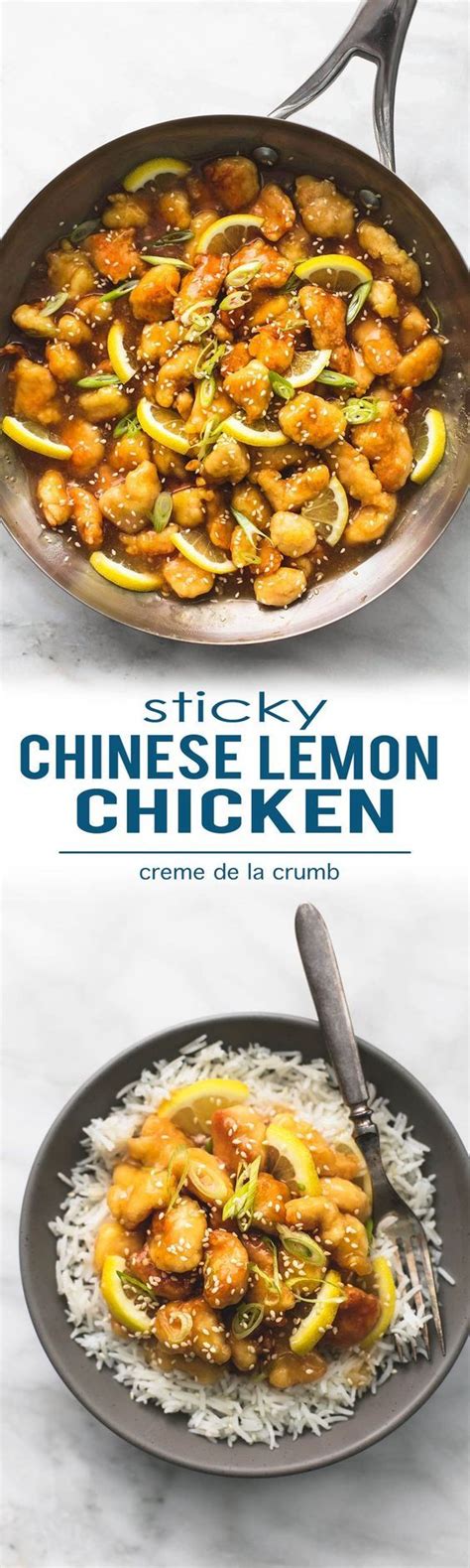 Garlic noodles are sweet, rich, and savory with a strong garlic punch. Easy healthy Sticky Chinese Lemon Chicken with a sticky ...