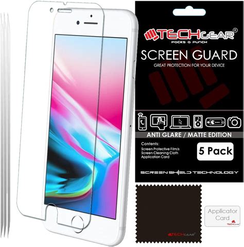 Techgear Anti Glare Screen Protectors For Iphone Se Uk Electronics
