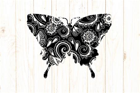 Mandala butterfly SVG Graphic by twelvepapers - Creative Fabrica
