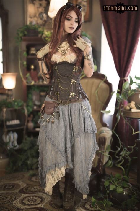 Lacy Steampunk Burlesque Steamgirl For Costume Tutorials Clothing Guide Fashion
