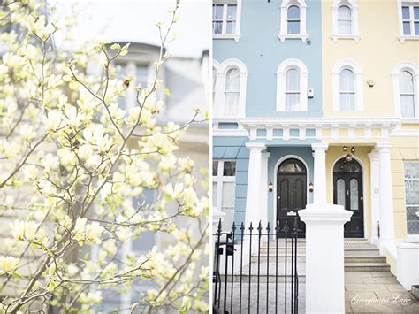 Elgin crescent is home to the ultimate instagrammable notting hill combination. A Tale of Two Cities in Spring