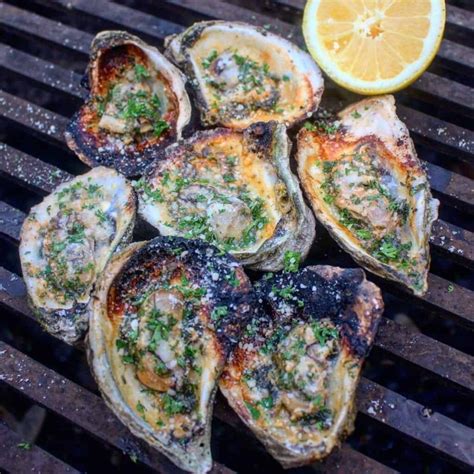 Coal Roasted Oysters Over The Fire Cooking