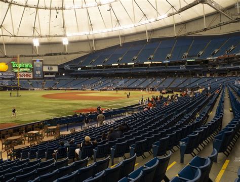 Tropicana Field Seating Map Rows Two Birds Home