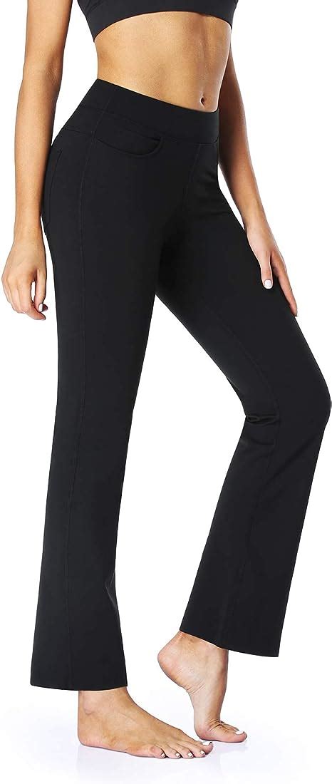 Safort 28 30 32 34 Inseam Regular Tall Bootcut Yoga Pants 4 Pockets Upf50 At Amazon Women