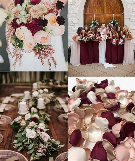 Maroonwedding Wine Colored Wedding Pink And Burgundy Wedding