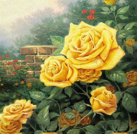 Beautiful Yellow Roses In The Garden Art Time Galore Yellow Spring