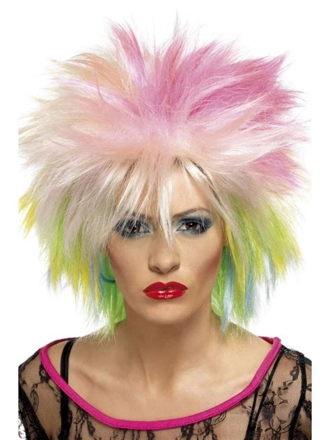80s Punk Rock Adult Costume Spiky Wig