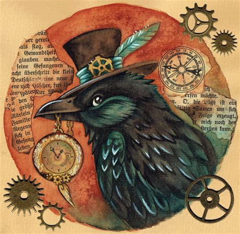 Steampunk Raven By Kiriokami On Deviantart